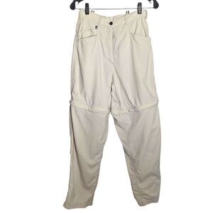 The North Face Womens Hiking Pants Nylon Convertible Gorpcore Outdoors Khaki 8